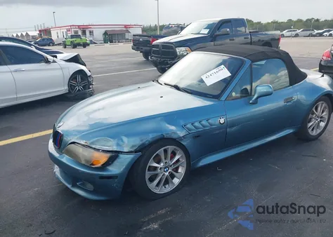 1999 BMW Z3 2.3 из США, поврежденный, VIN 4USCH9339XLG00523